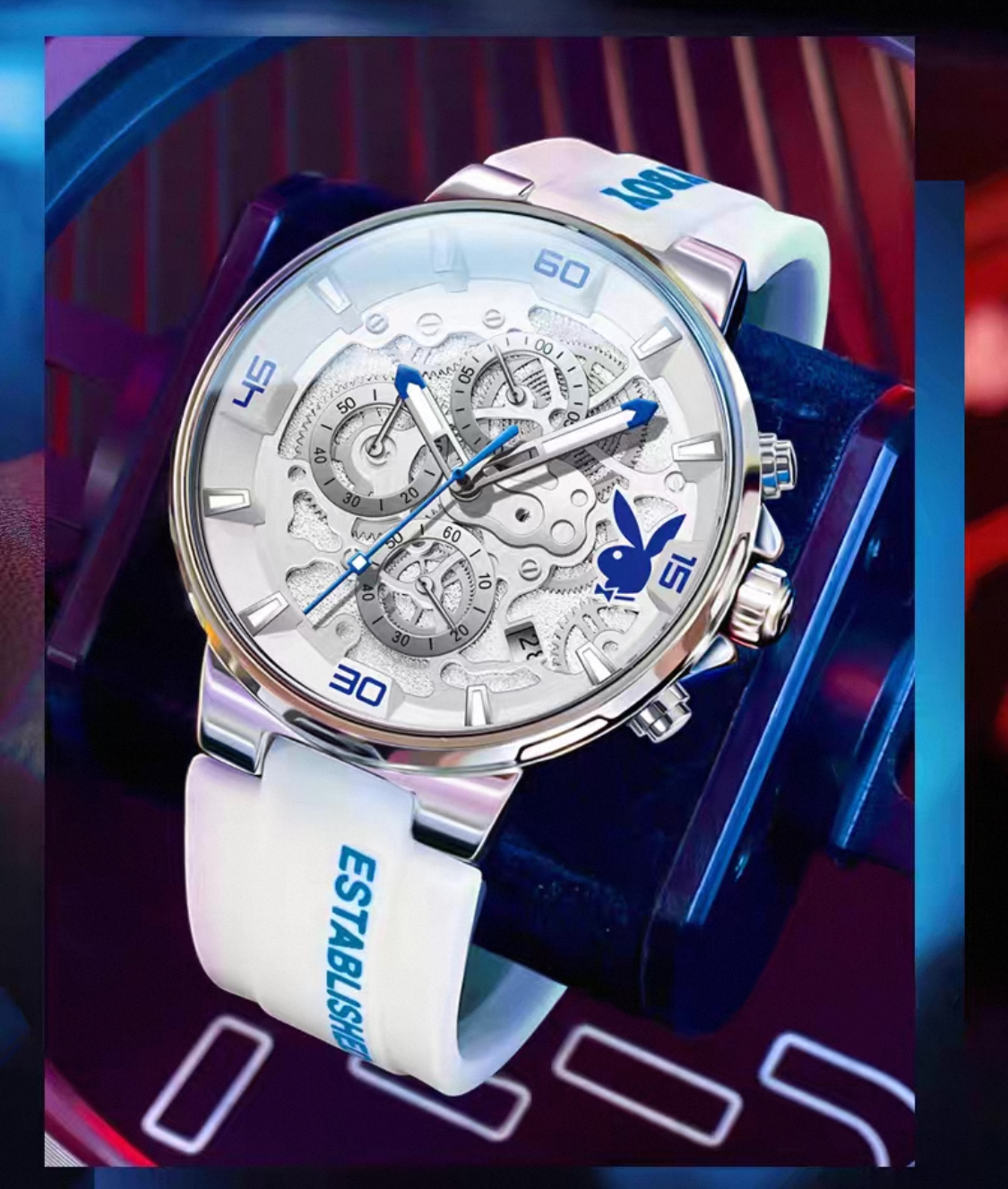Playboy men's mechanical watch