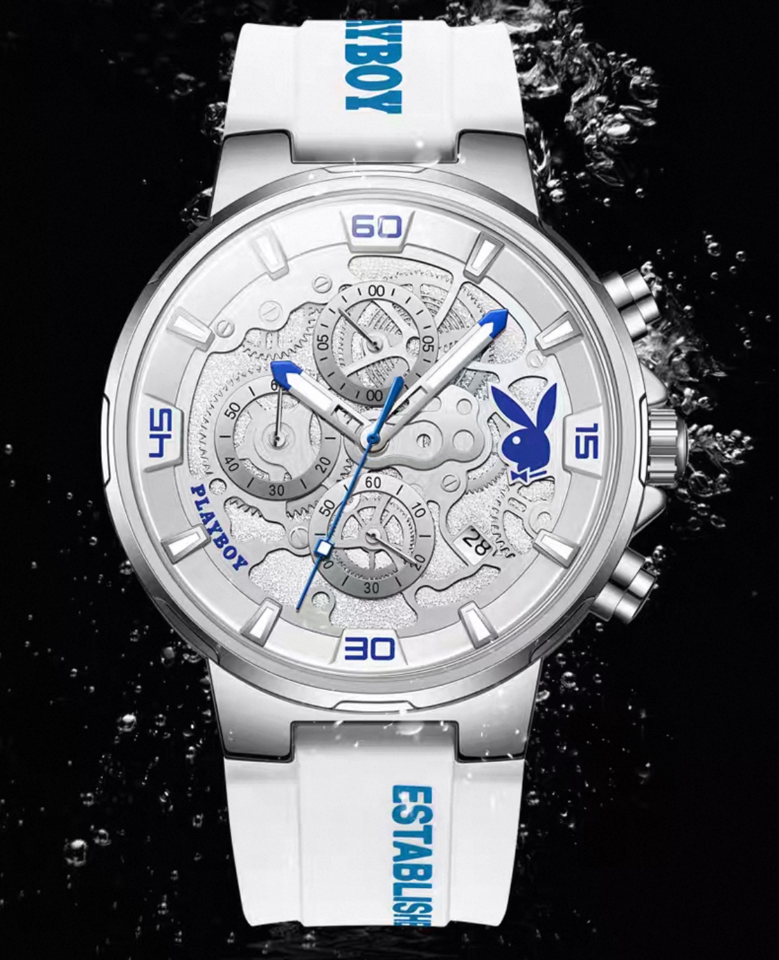 Playboy men's mechanical watch