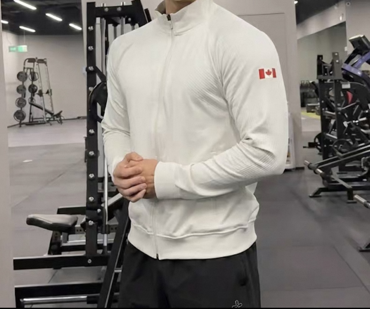 Men’s zipper fitness jacket
