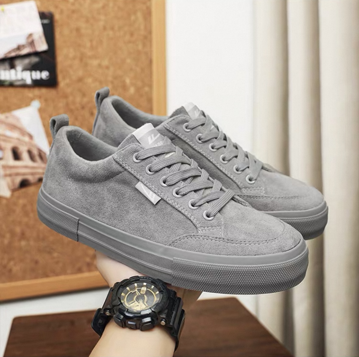 Men's shoes canvas shoes low-top