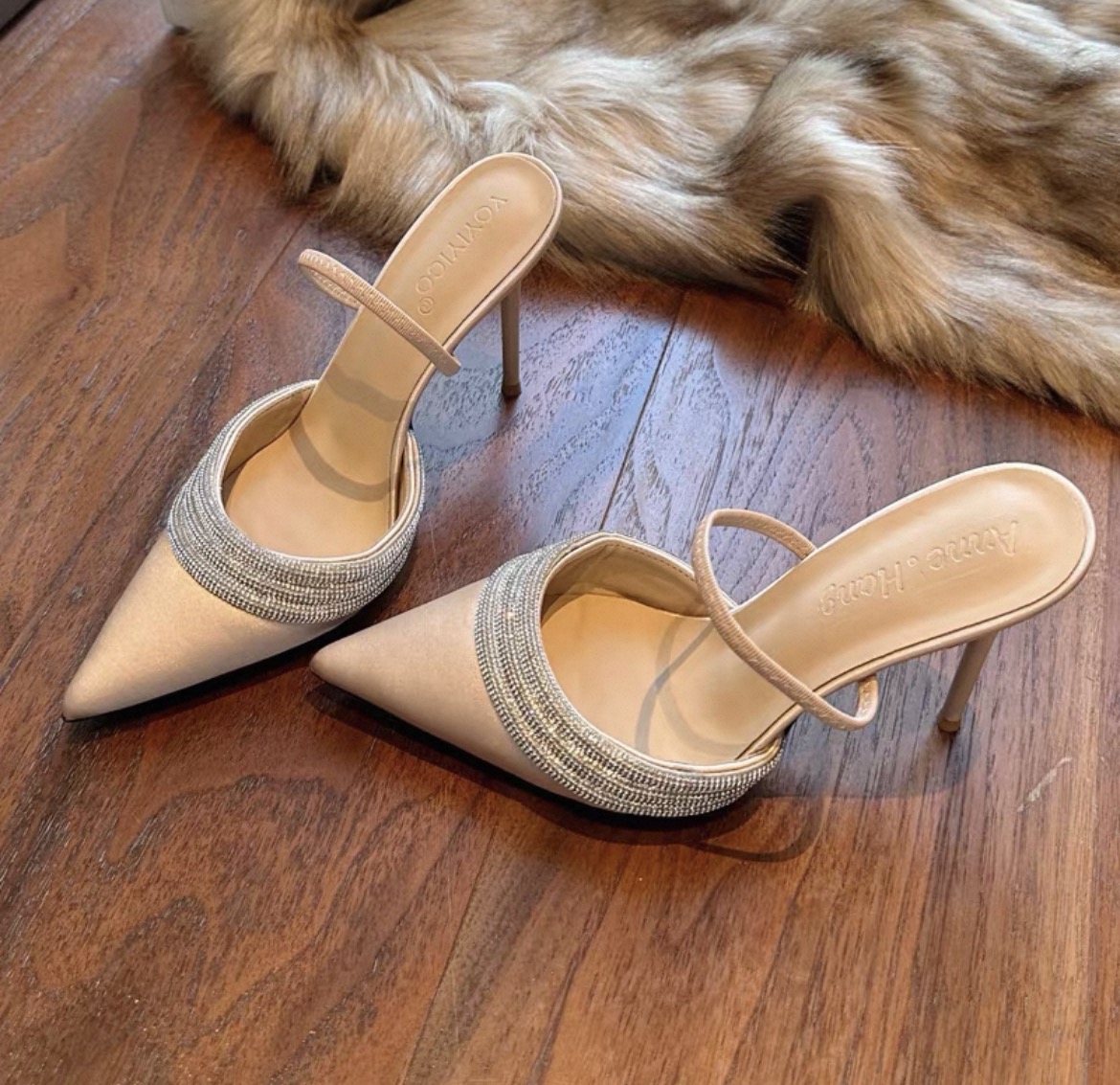High-heeled women's shoes