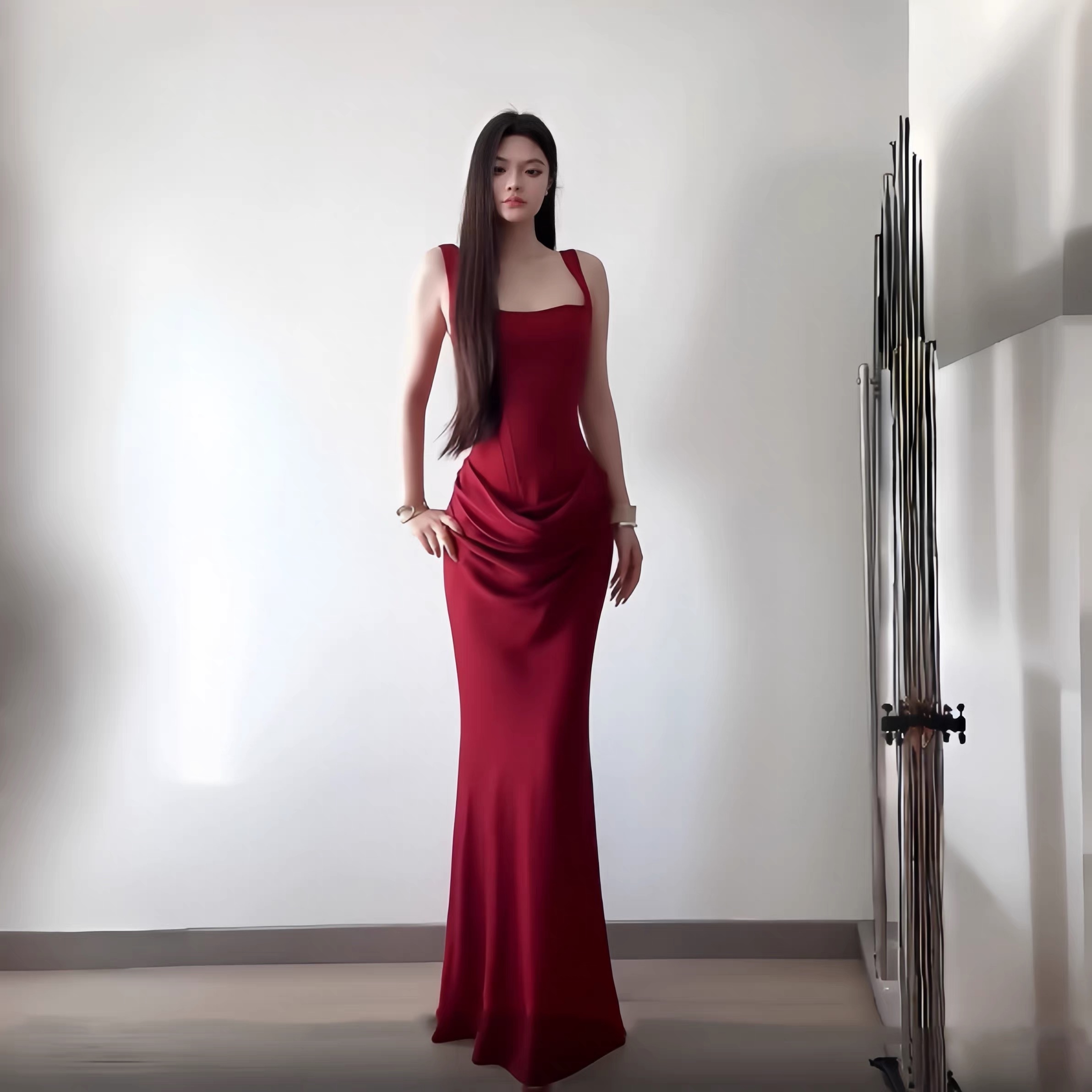 satin dress