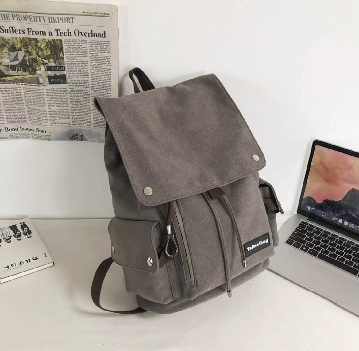 Girl's fashion brand computer backpack