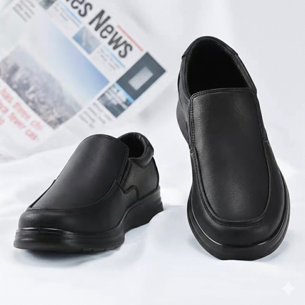 Men's leather shoes business shoes