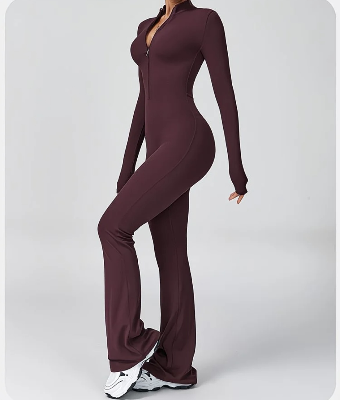 Tight jumpsuit, sport long-sleeved fitness suit