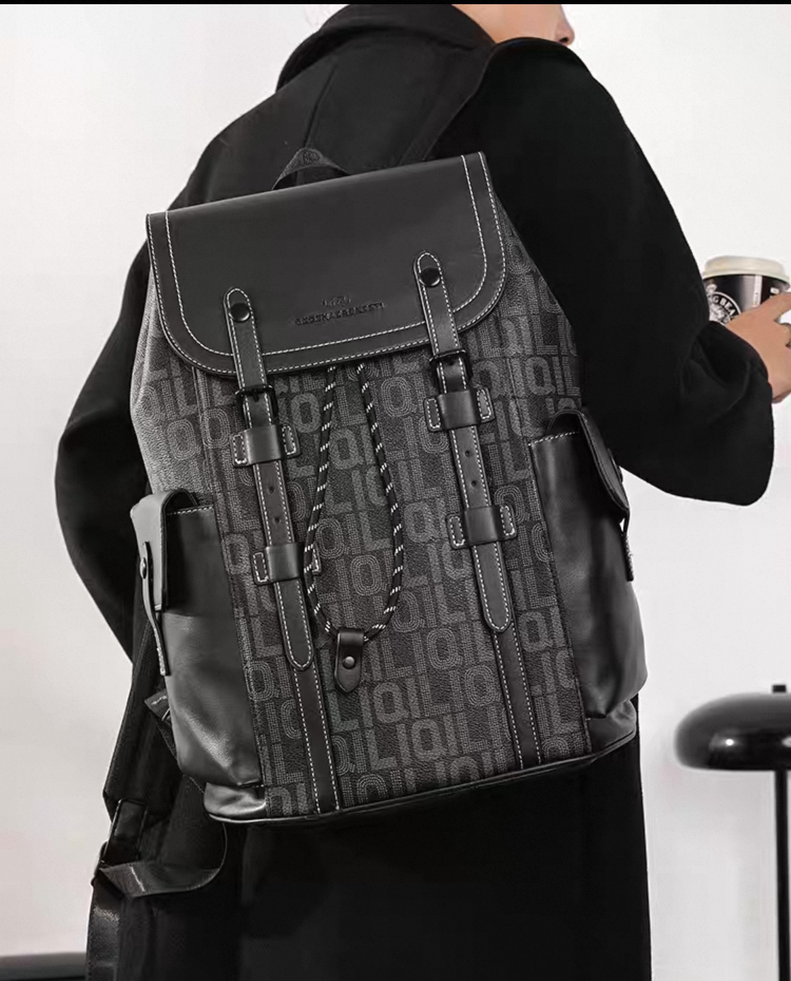 European style backpack