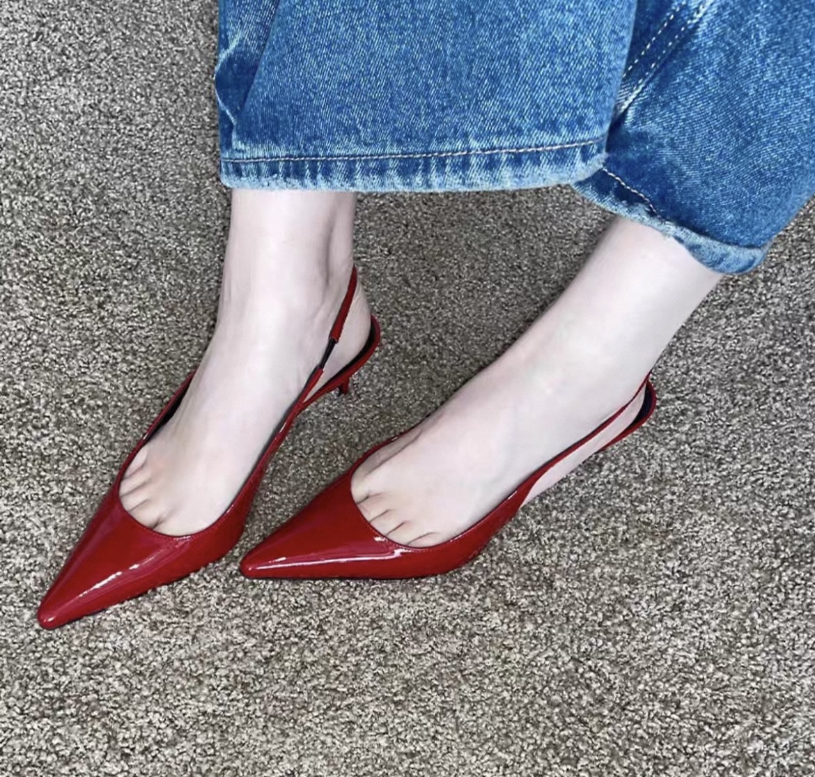 Women's Pointed toe, high-heeled shoes